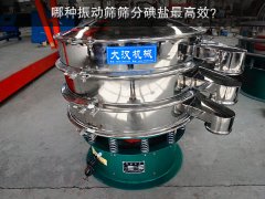 哪種振動篩篩分碘鹽？